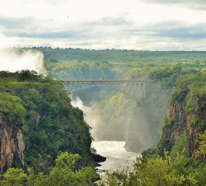 Explore Victoria Falls.