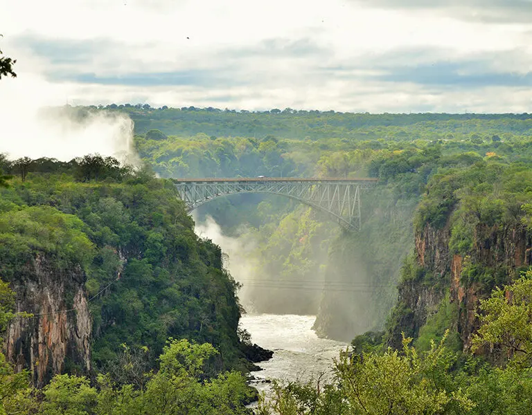 Explore Victoria Falls.