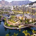 The beautiful spa at One&Only Cape Town is located on its own island & can only be reached by bridge.