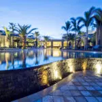 The infinity pool an One&Only Cape Town's villa island is one of the largest private pools in the city.