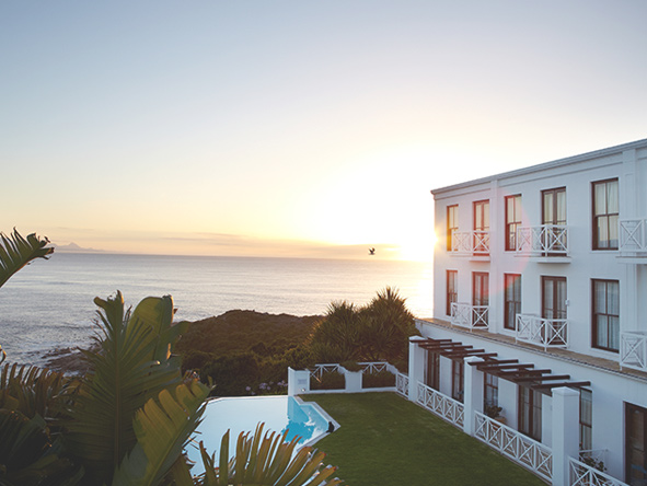 The Plettenberg enjoys uninterrupted views of the ocean, one of the most spectacular vistas along the Garden Route.
