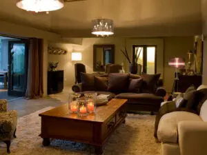 A beautiful lounge  setting to have a rest after a good day of safari.