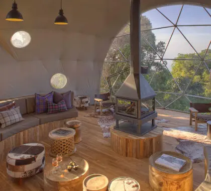 El salón es ideal para pasar las tardes relajándose.