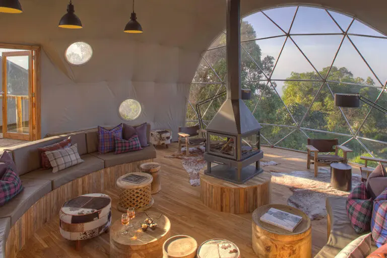 The lounge is ideal to spend the evenings relaxing.