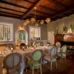 El escenario perfecto para la cena. 