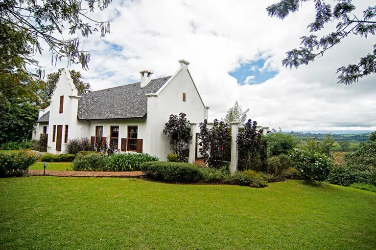 Aerial view of the Manor.