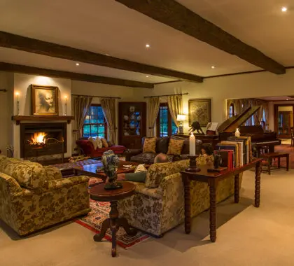 Relaxing lounge.