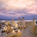 Feast on a delicious seafood affair on the terrac