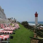 Spend glorious summer days sun-bathing on the lawn overlooking the ocean.