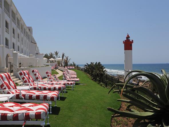 Spend glorious summer days sun-bathing on the lawn overlooking the ocean.
