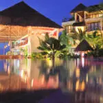 Contemporary design combines with traditional Zanzibari features to create an understated but elegant environment.
