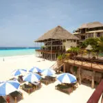 The shortest of strolls takes you straight onto the dazzling beach where sun loungers & water sports await.
