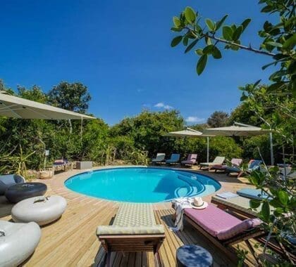 Piscina del Thonga Beach Lodge.