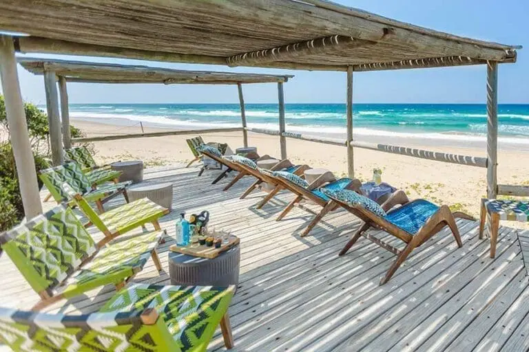 Cubierta de playa.