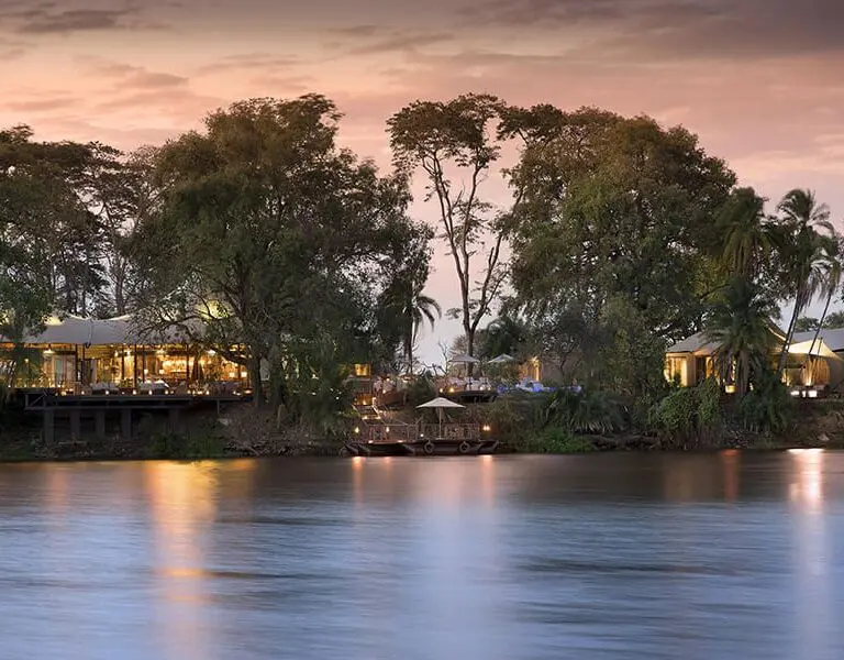 Set on the mighty Zambezi River.