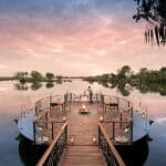 Cene en el boma flotante | Thorntree River Lodge