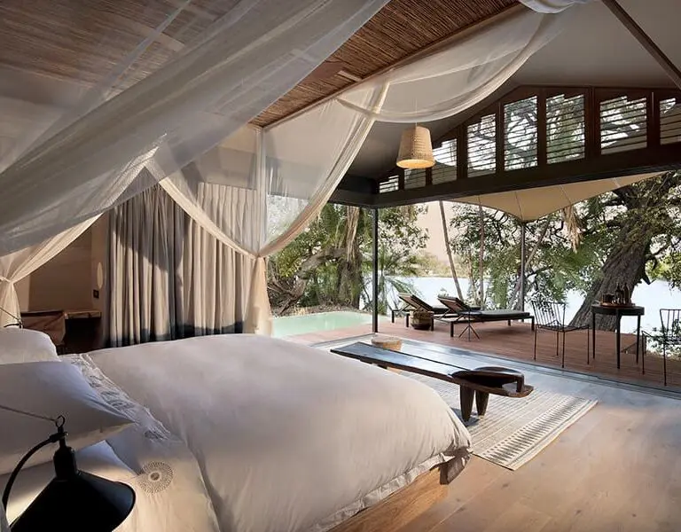 Luxurious suites with private decks.