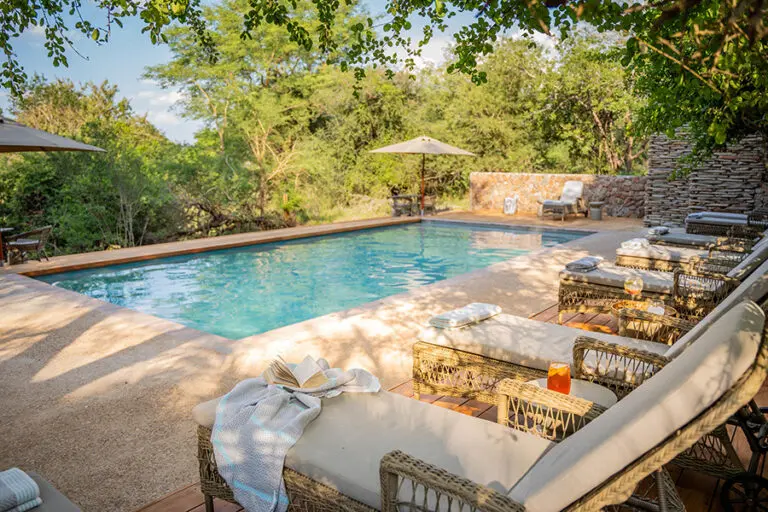 The swimming pool.