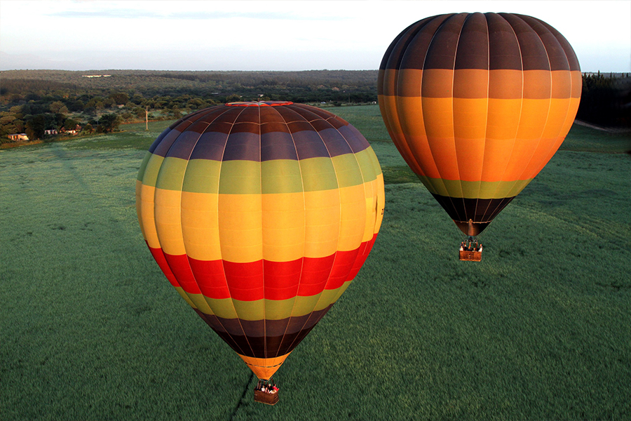 Air balloon safari