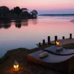 Puestas de sol perfectas junto al río.