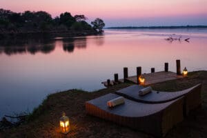 Puestas de sol perfectas junto al río.