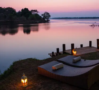 Puestas de sol perfectas junto al río.