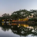 Exterior del campamento de Chongwe.