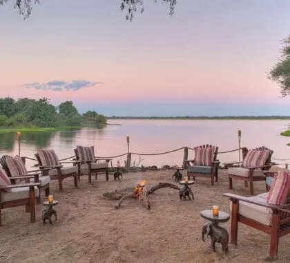 Boma en el campamento de Chongwe.
