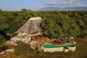 Lujosa casa de safari de uso exclusivo.