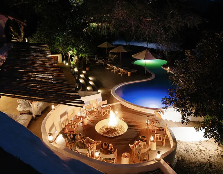 Luxurious exclusive-use safari house.
