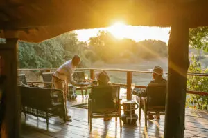 Sundowners at Kakuli.