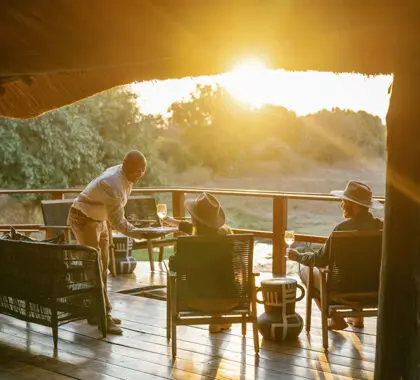 Sundowners at Kakuli.