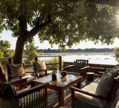 Seating on the main deck.