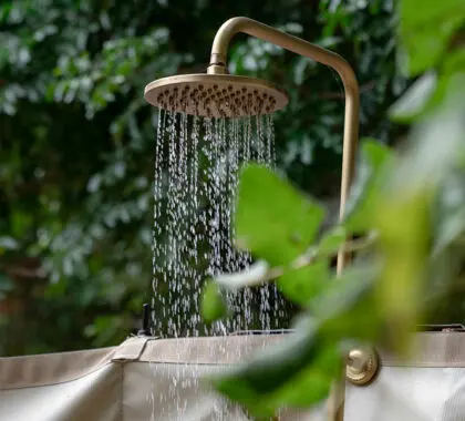 Ducha exterior.