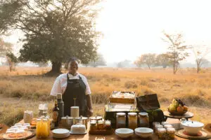 Breakfast is enjoyed out in the open. Nothing like fresh air, fresh ingredients, and natural light to make you feel your very best each day. 