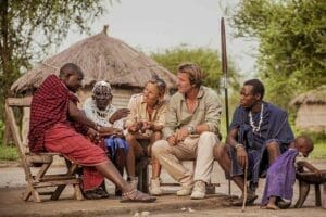 Conectar con la tribu masai.