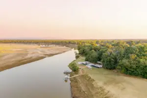 Aerial view of Time+Tide Chinzombo.