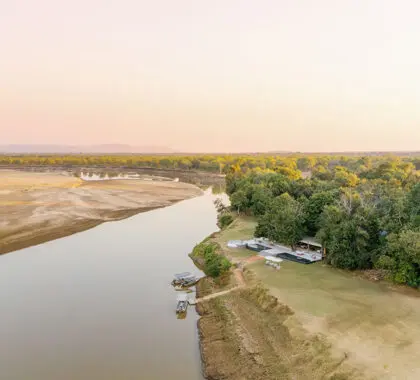 Aerial view of Time+Tide Chinzombo.