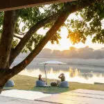 Incredible riverside setting & superb game viewing.