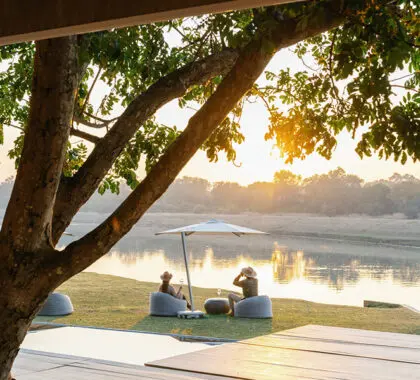 Incredible riverside setting & superb game viewing.