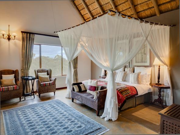 The bedroom adds a relaxing atmosphere to your stay.