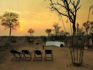 Toast the sunset and feast on a delicious dinner out in the open.