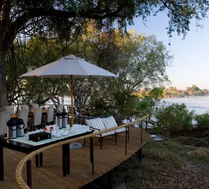 Dine under the African sky.