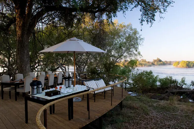 Dine under the African sky.