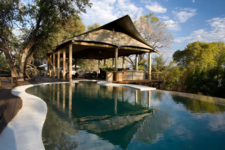 Enjoy a refreshing swim by the pool.