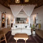 Dormitorio bellamente diseñado.