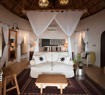 Beautifully designed bedroom.