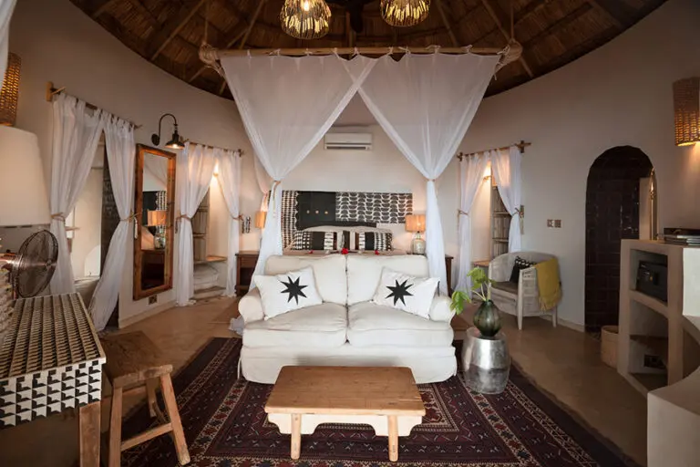 Beautifully designed bedroom.