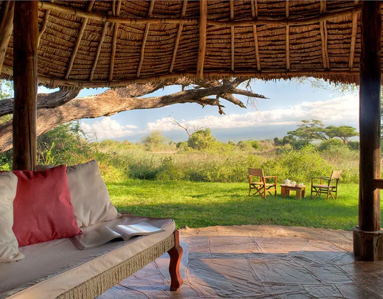 Private veranda views.