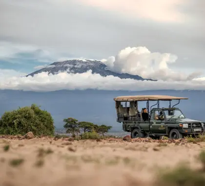 Impresionantes vistas del monte Kilimanjaro.